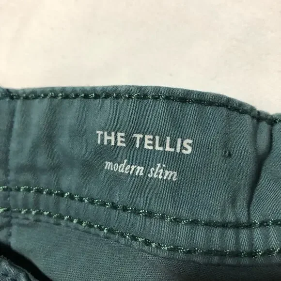 Adriana Goldschmied AG mens 30x34 teal blue tellis modern slim jeans pants